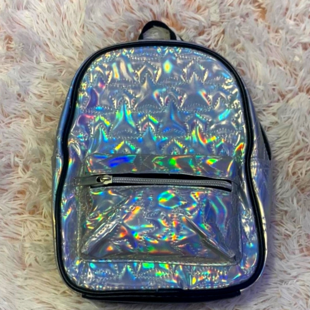Holographic Mini Backpack